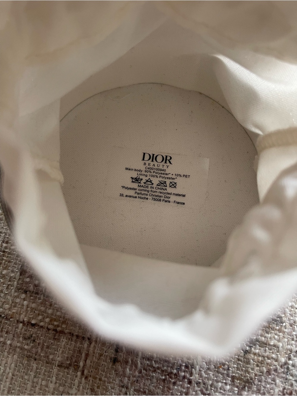 Dior Mini Gold Round Compact Travel Case - Picture 4 of 8
